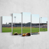 Scottsdale Scorpions Wall Art Scottsdale Stadium Canvas Prints Baseball,Multi Panels,Sport Stadium Art Prints, Fan Gift