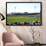 Scottsdale Scorpions Wall Art Scottsdale Stadium Framed Canvas Prints Baseball,Sport Stadium Art Prints, Fan Gift