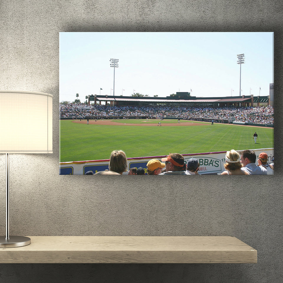 Scottsdale Scorpions Wall Art Scottsdale Stadium Canvas Prints Baseball,Sport Stadium Art Prints, Fan Gift, Wall Decor