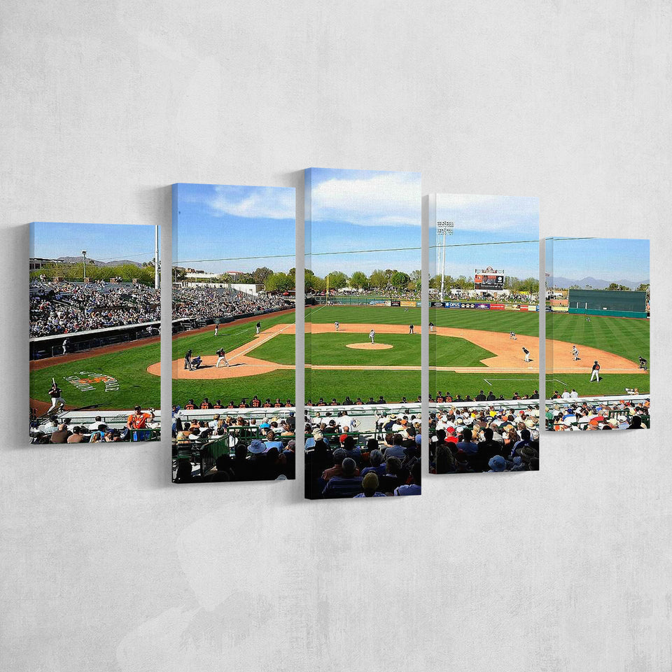 Scottsdale Stadium, Stadium Canvas, Sport Art, Large Canvas, Multi Panels, Canvas Prints Wall Art Decor