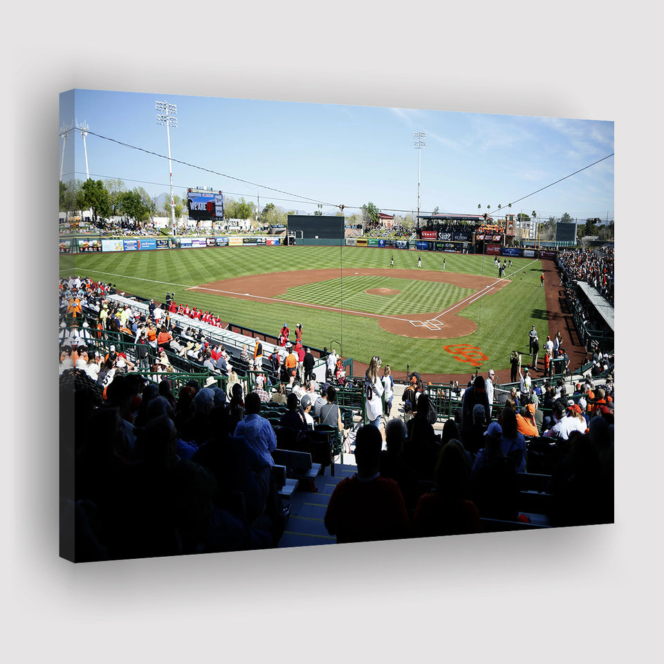 Scottsdale Stadium in Scottsdale, Stadium Canvas, Sport Art, Gift for him, Fan Gift, Canvas Prints Wall Art Decor