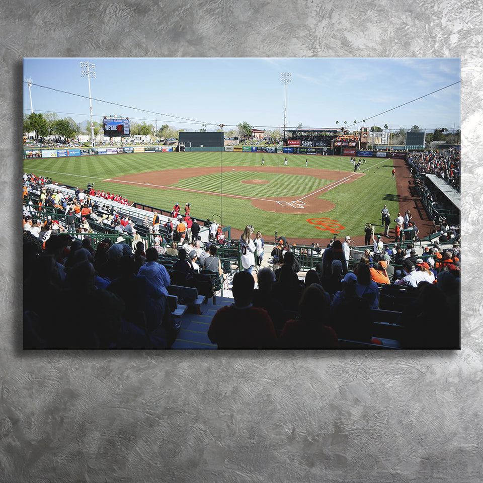 Scottsdale Stadium in Scottsdale, Stadium Canvas, Sport Art, Gift for him, Fan Gift, Canvas Prints Wall Art Decor