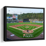 Scranton Wilkes Stadium Framed Canvas Prints Barre RailRiders Wall Art PNC,Sport Stadium Art Prints, Fan Gift