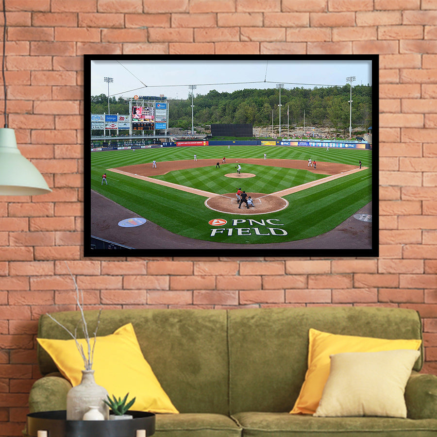 Scranton Wilkes Stadium Art Prints Barre RailRiders Wall Art PNC,Sport Stadium Art Prints, Fan Gift, Wall Decor