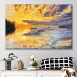 Sea Sunset Oil Painting Prints Canvas Prints Wall Art Home Decor