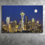 Seattle Downtown 2 Canvas Prints Wall Art Decor - Paiting Canvas, Art Prints, Wall Decor, For Sale