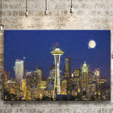 Seattle Downtown 2 Canvas Prints Wall Art Decor - Paiting Canvas, Art Prints, Wall Decor, For Sale