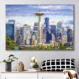 Seattle Downtown Canvas Prints Wall Art Decor - Paiting Canvas, Art Prints, Wall Decor, For Sale