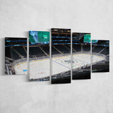 Seattle Kraken Wall Art Climate Pledge Arena Stadium Canvas Prints,Multi Panels,Sport Stadium Art Prints, Fan Gift