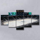 Seattle Kraken Wall Art Climate Pledge Arena Stadium Canvas Prints,Multi Panels,Sport Stadium Art Prints, Fan Gift