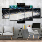 Seattle Kraken Wall Art Climate Pledge Arena Stadium Canvas Prints,Multi Panels,Sport Stadium Art Prints, Fan Gift