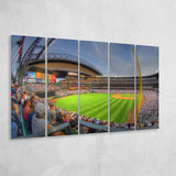 Seattle Mariners Stadium Canvas Prints T Mobile Park Wall Art Safeco,Multi Panels B,Sport Stadium Art Prints, Fan Gift