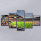 Seattle Mariners Stadium Canvas Prints T Mobile Park Wall Art Safeco,Multi Panels,Sport Stadium Art Prints, Fan Gift