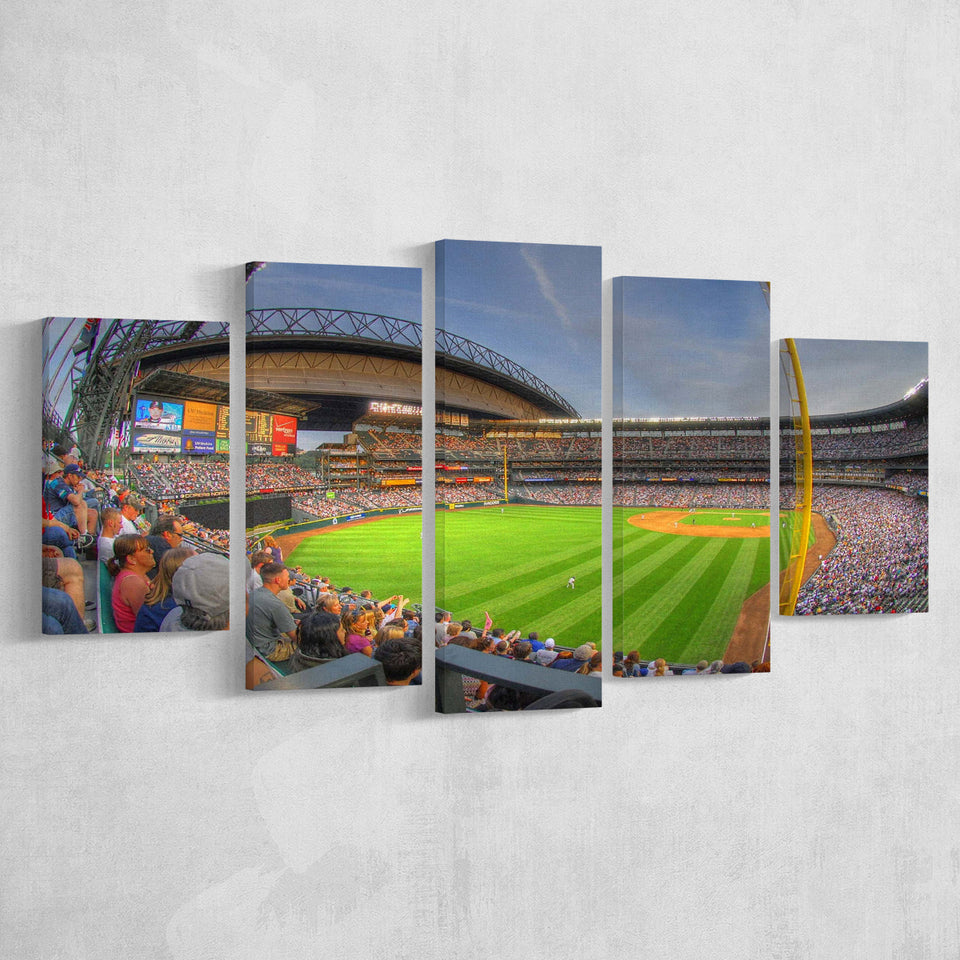 Seattle Mariners Stadium Canvas Prints T Mobile Park Wall Art Safeco,Multi Panels,Sport Stadium Art Prints, Fan Gift