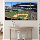 Seattle Mariners Wall Art T Mobile Park Stadium Canvas Prints Safeco,Multi Panels B,Sport Stadium Art Prints, Fan Gift