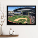 Seattle Mariners Wall Art T Mobile Park Stadium Framed Canvas Prints Safeco,Sport Stadium Art Prints, Fan Gift