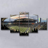 Seattle Seahawks Stadium Canvas Prints CenturyLink Field Wall Art Lumen,Multi Panels,Sport Stadium Art Prints, Fan Gift