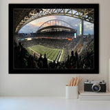 Seattle Seahawks Stadium Art Prints CenturyLink Field Wall Art Lumen,Sport Stadium Art Prints, Fan Gift, Wall Decor