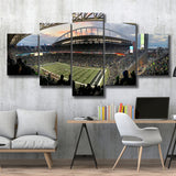 Seattle Seahawks Stadium Canvas Prints CenturyLink Field Wall Art Lumen,Multi Panels,Sport Stadium Art Prints, Fan Gift