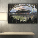 Seattle Seahawks Stadium Canvas Prints Stadium CenturyLink Field Wall Art Lumen,Sport Stadium Art Prints, Fan Gift, Wall Decor