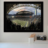 Seattle Seahawks Stadium Art Prints Stadium CenturyLink Field Wall Art Lumen,Sport Stadium Art Prints, Fan Gift, Wall Decor