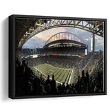Seattle Seahawks Stadium Framed Canvas Prints Stadium CenturyLink Field Wall Art Lumen,Sport Stadium Art Prints, Fan Gift