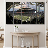 Seattle Seahawks Stadium Canvas Prints Stadium CenturyLink Field Wall Art Lumen,Multi Panels B,Sport Stadium Art Prints, Fan Gift
