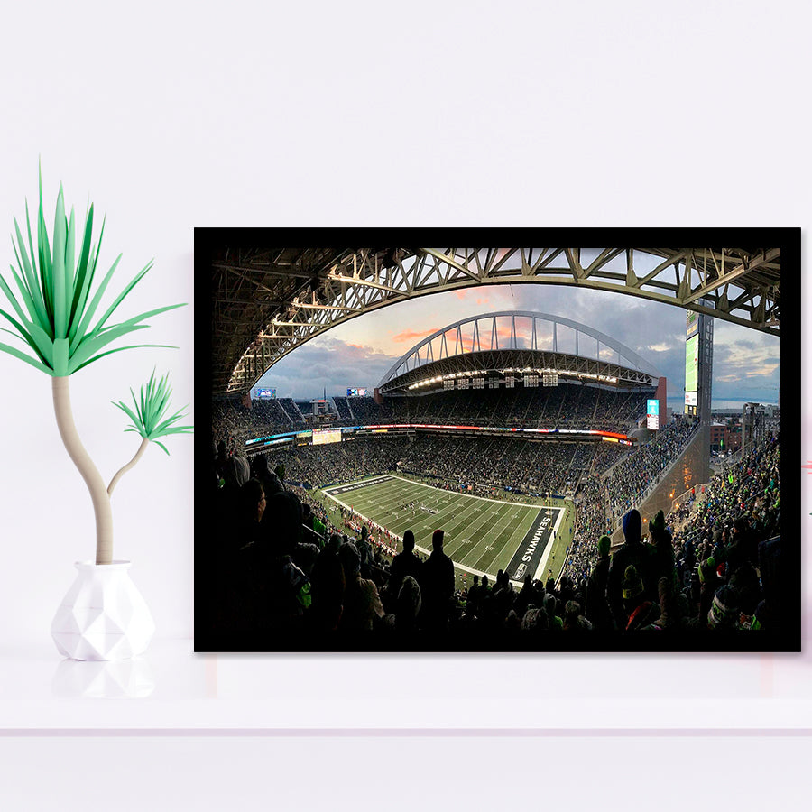Seattle Seahawks Stadium Art Prints Stadium CenturyLink Field Wall Art Lumen,Sport Stadium Art Prints, Fan Gift, Wall Decor