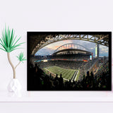 Seattle Seahawks Stadium Art Prints Stadium CenturyLink Field Wall Art Lumen,Sport Stadium Art Prints, Fan Gift, Wall Decor