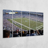 Seattle Seahawks Stadium Canvas Prints CenturyLink Field Wall Art Lumen,Multi Panels B,Sport Stadium Art Prints, Fan Gift