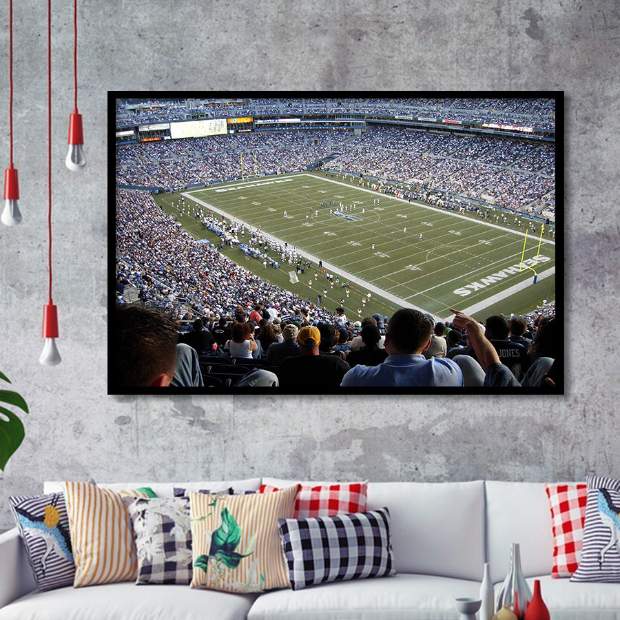 Seattle Seahawks Stadium Art Prints CenturyLink Field Wall Art Lumen,Sport Stadium Art Prints, Fan Gift, Wall Decor
