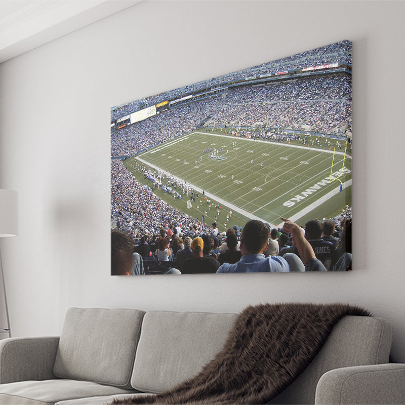 Seattle Seahawks Stadium Canvas Prints CenturyLink Field Wall Art Lumen,Sport Stadium Art Prints, Fan Gift, Wall Decor