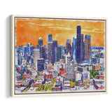 Seattle Watercolor Seattle Washington, Sport Art Prints Fan Gift, Framed Canvas Prints Wall Art Decor