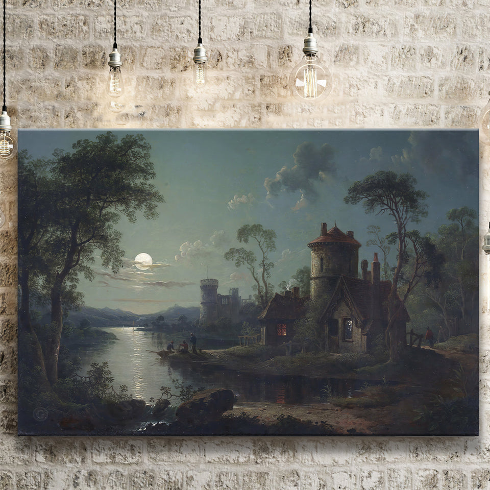 Sebastian Pether River Scene Canvas Prints Wall Art - Painting Canvas, Art Prints, Wall Decor