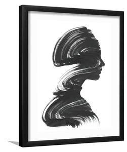 See-Black and white Art, Art Print, Plexiglass Cover