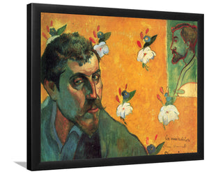 Self Portrait With Emil Bernard (Les Miserables) By Paul Gauguin-Art Print,Canvas Art,Frame Art,Plexiglass Cover