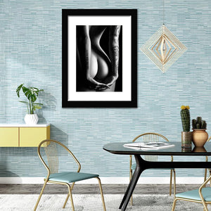 Sensual Nude Woman IV-Black and white Art, Art Print, Plexiglass Cover