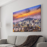 Seoul View of Downtown Cityscape Canvas Prints Wall Art Decor - Paiting Canvas, Art Prints, Wall Decor, For Sale