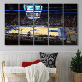 Seton Hall Pirates Stadium Canvas Prints Prudential Center Wall Art,Multi Panels B,Sport Stadium Art Prints, Fan Gift