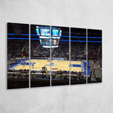Seton Hall Pirates Stadium Canvas Prints Prudential Center Wall Art,Multi Panels B,Sport Stadium Art Prints, Fan Gift