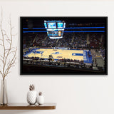 Seton Hall Pirates Stadium Framed Canvas Prints Prudential Center Wall Art,Sport Stadium Art Prints, Fan Gift