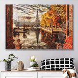 Seville, Plaza De Espana, Parque De Maria Luisa, Canvas Prints Wall Art Home Decor