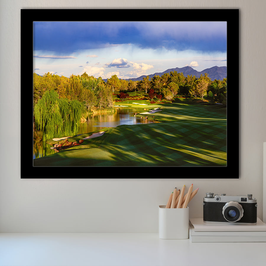 Shadow Creek Golf Club, Hole 04, North Las Vegas, Nevada, Golf Sport Print, Golf Lover, Framed Art Prints Home Decor