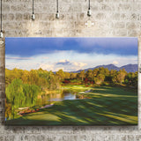 Shadow Creek Golf Club, Hole 04, North Las Vegas, Nevada, Golf Art Print, Golf Lover, Canvas Prints Wall Art Decor