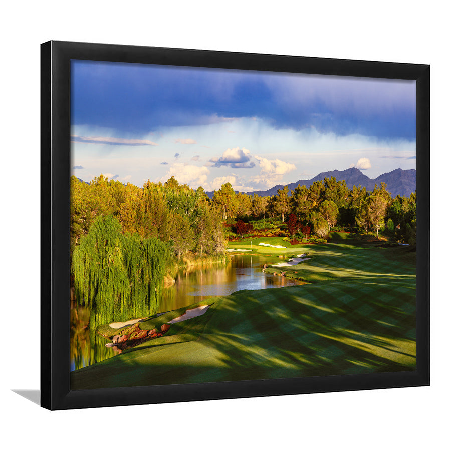 Shadow Creek Golf Club, Hole 04, North Las Vegas, Nevada, Golf Sport Print, Golf Lover, Framed Art Prints Home Decor