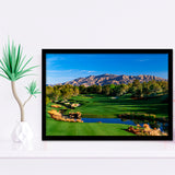 Shadow Creek Golf Club Hole 09, North Las Vegas, Nevada, Golf Sport Print, Golf Lover, Framed Art Prints Home Decor