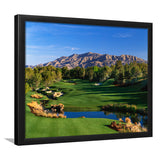 Shadow Creek Golf Club Hole 09, North Las Vegas, Nevada, Golf Sport Print, Golf Lover, Framed Art Prints Home Decor