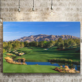 Shadow Creek Golf Club Hole 09, North Las Vegas, Nevada, Golf Art Print, Golf Lover, Canvas Prints Wall Art Decor