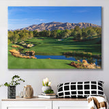 Shadow Creek Golf Club Hole 09, North Las Vegas, Nevada, Golf Art Print, Golf Lover, Canvas Prints Wall Art Decor