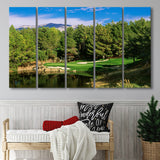 Shadow Creek Golf Club, Hole 17, North Las Vegas, Nevada, 5 Panels Extra Large Canvas Prints Wall Art Decor